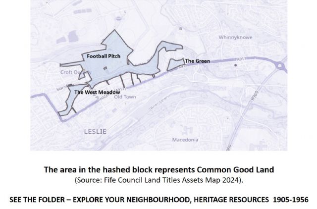 Modern day map of Common Good Land